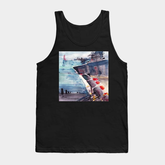 Alameda Naval Base Tank Top by kirimoth